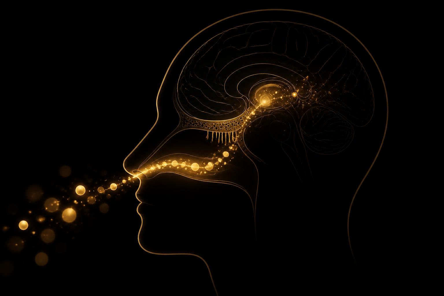 Exosomes traveling from the nasal cavity into the brain